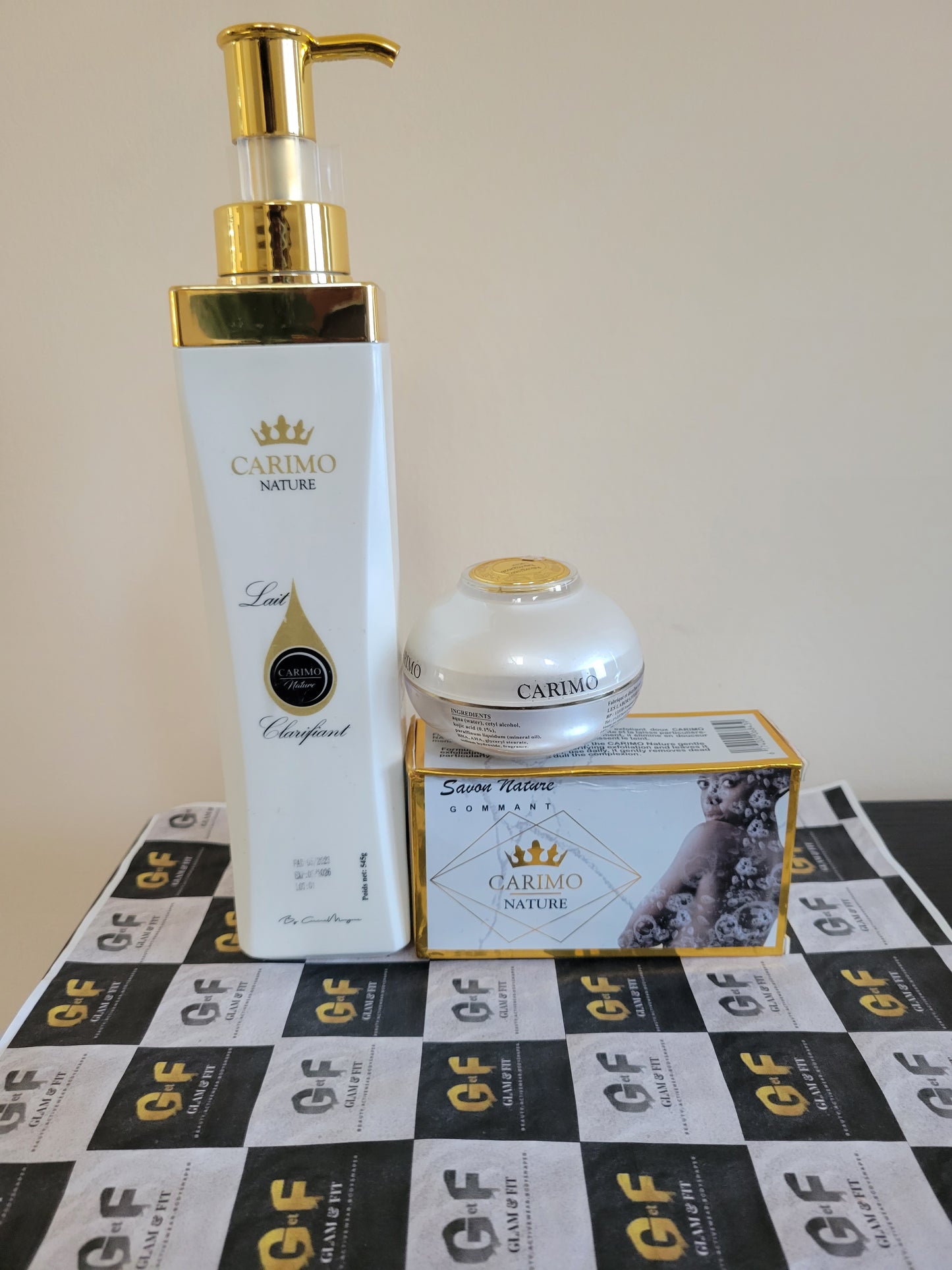 Carimo nature lait+savon+crème de visage