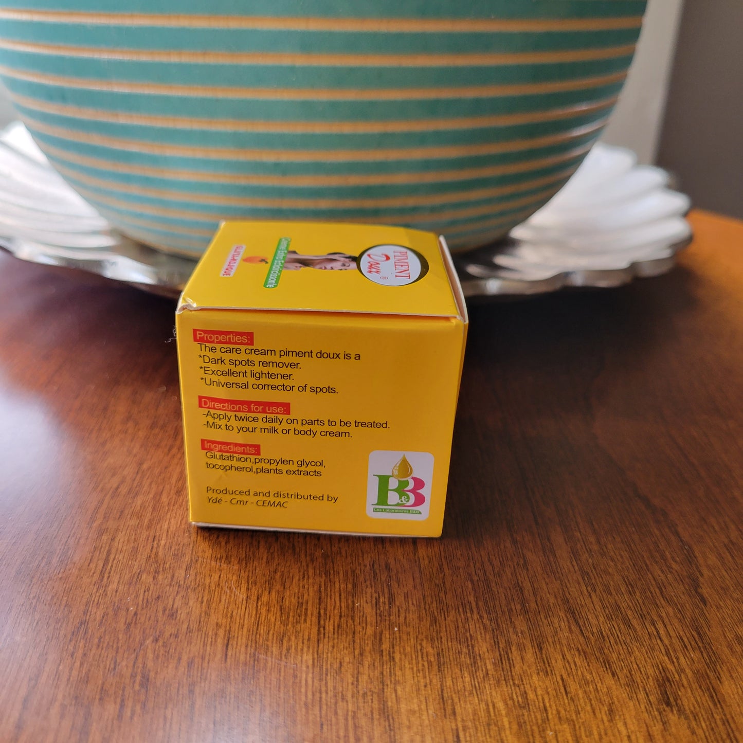 Piment doux face cream