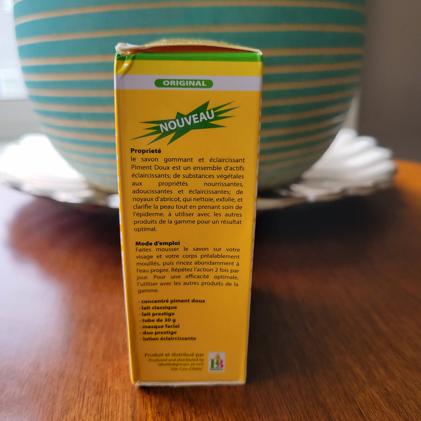 Piment doux exfoliating and lightening soap