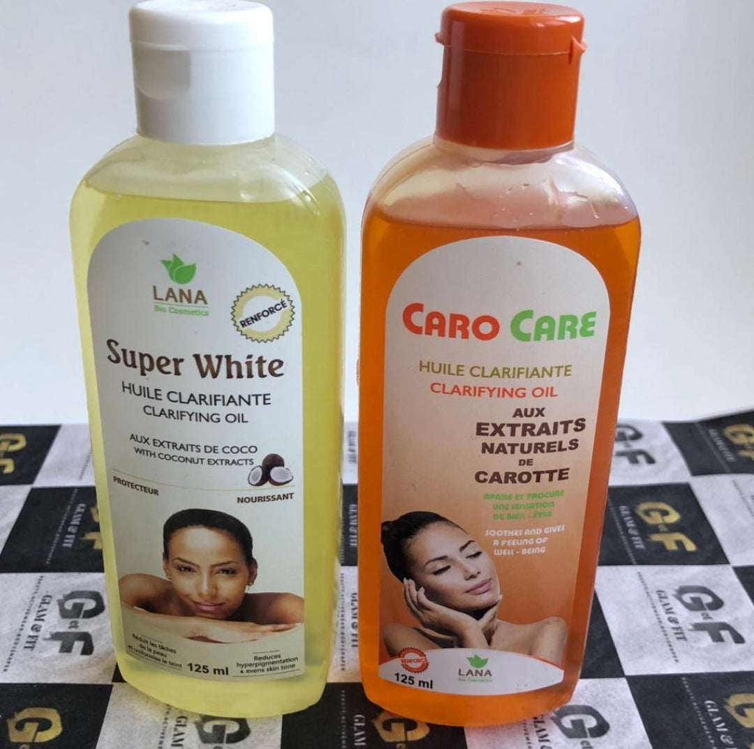 Oils (caro care and super white)