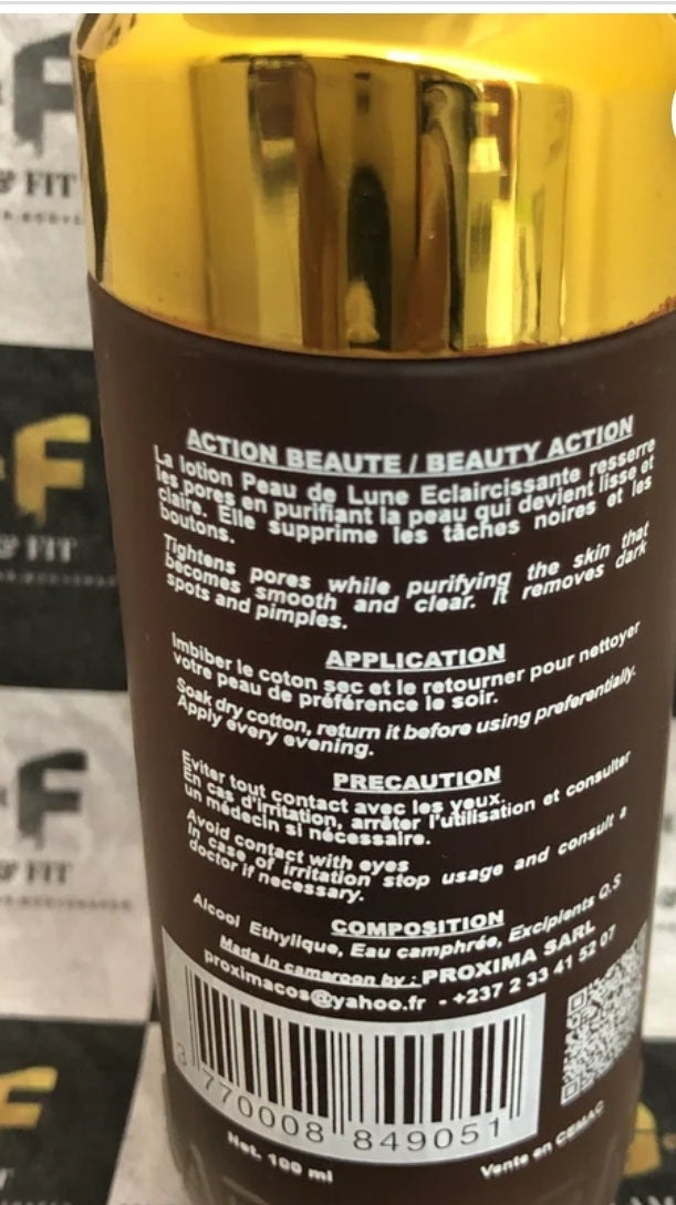 Lotion peau de lune eclaircissante