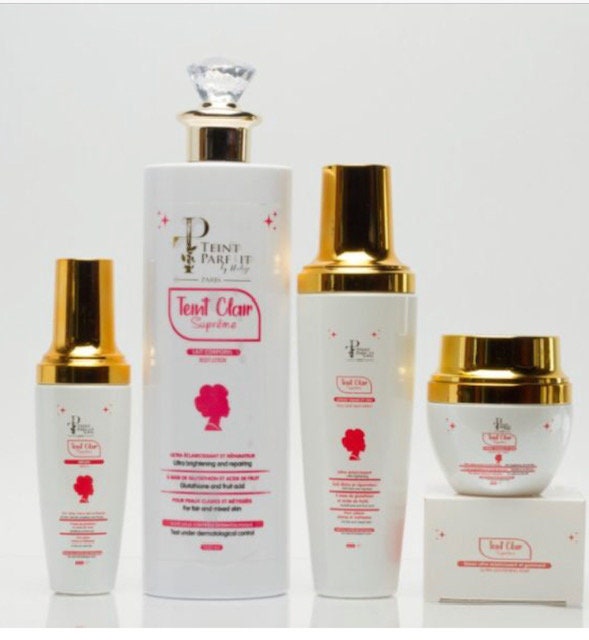 Teint parfait By Nadege Gamme Teint Clair au Glutathion et Aux Acides De Fruit/ Clear Complexion Range with Glutathione and Fruit Acids