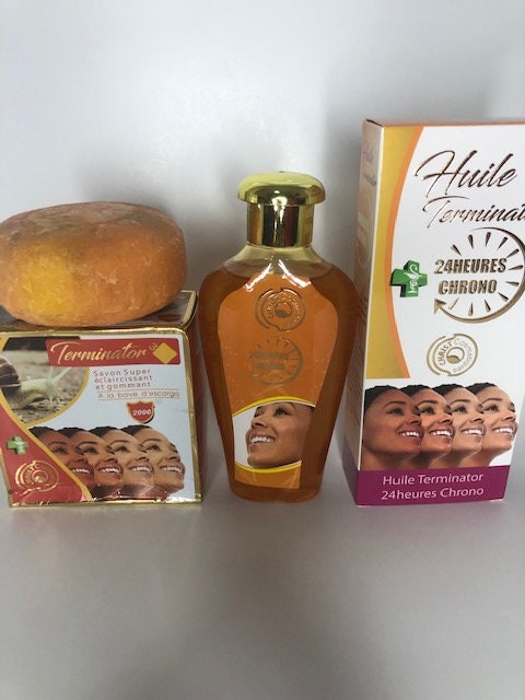 2 Pieces Terminator Oil and Soap/ Huile et Savon Terminator 24 Heures Chrono
