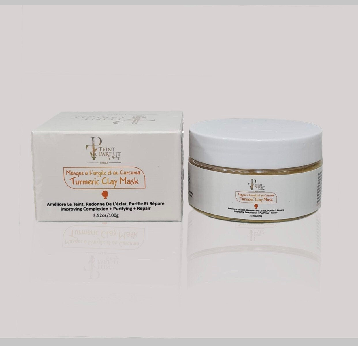 Masque à l’argile et au curcuma de Teint Parfait by Nadege