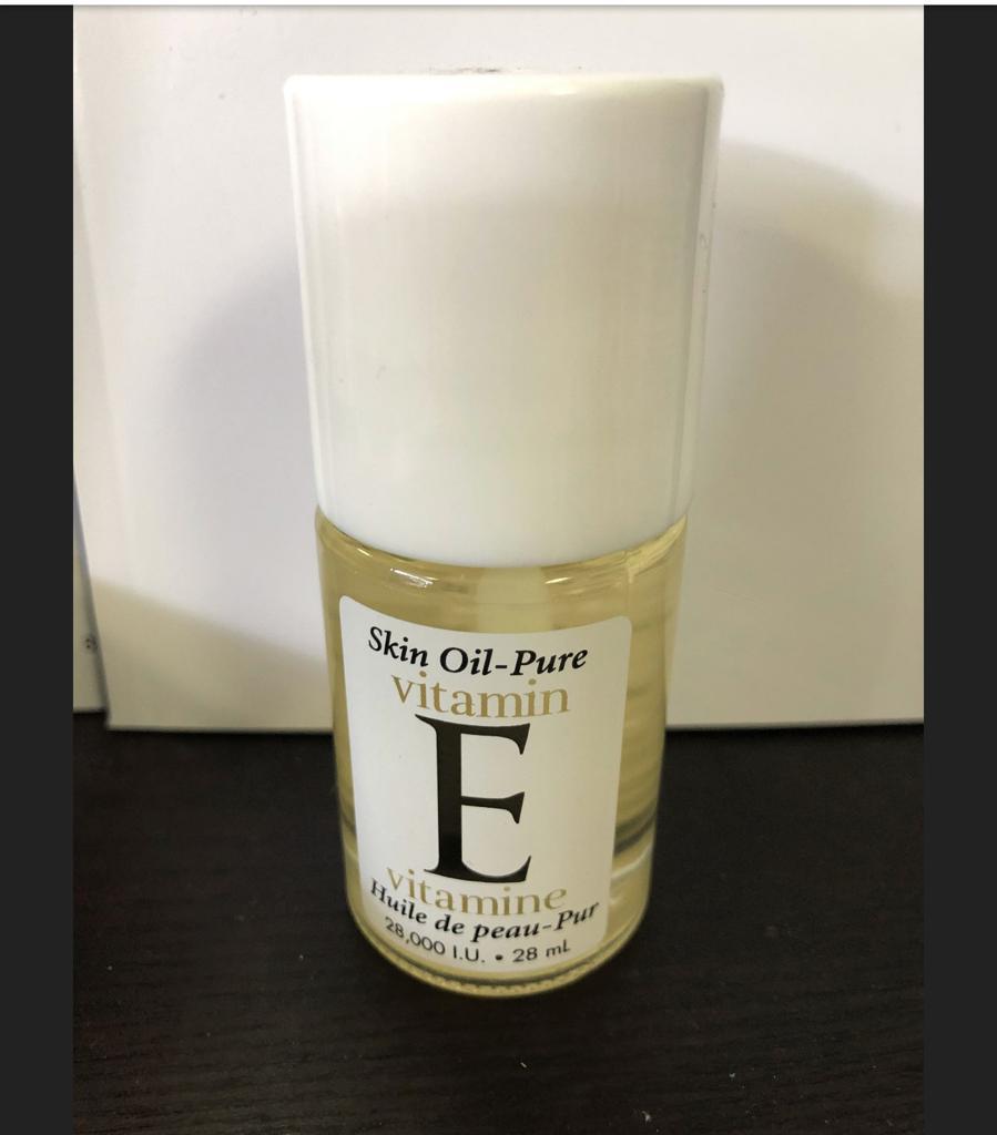 Pure skin oil vitamin E