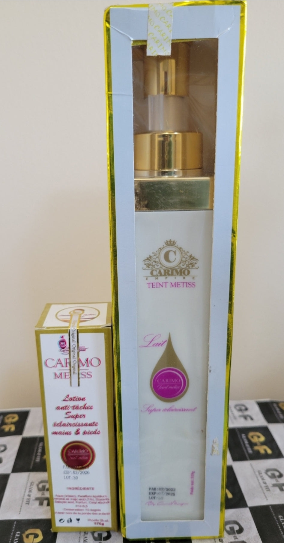 Lait metiss + anti tâche carimo metiss