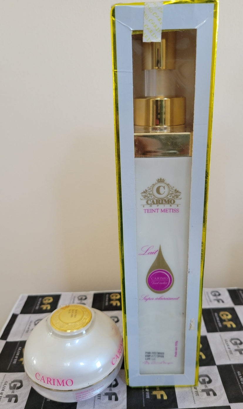 Lait+ crème de visage carimo metiss