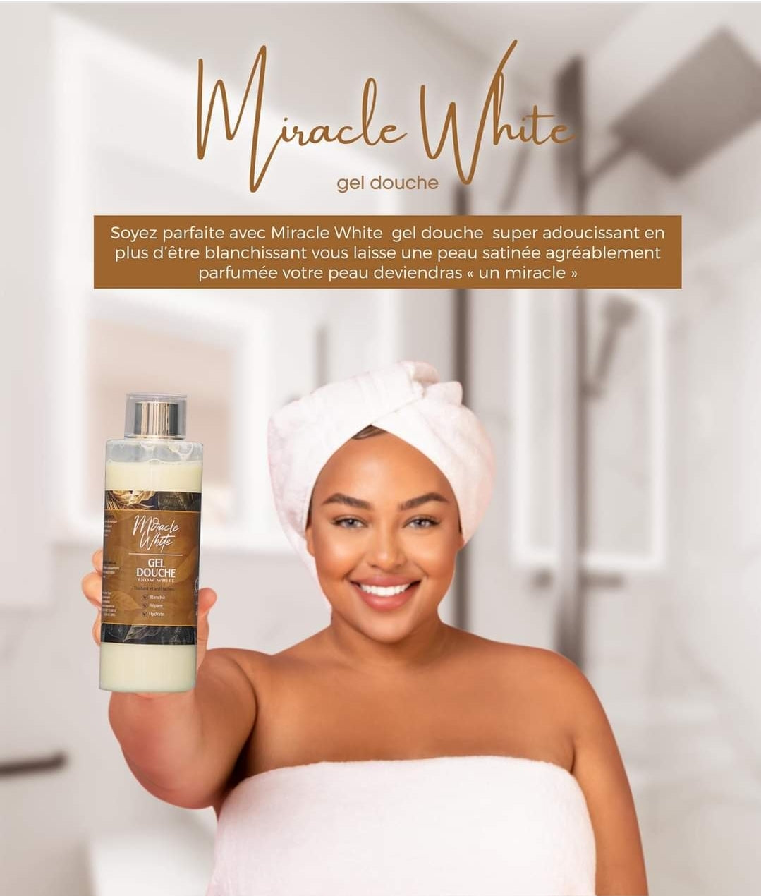 Gel douche miracle white