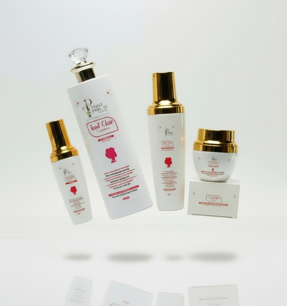 Gamme Teint Clair au Glutathion et Acides de Fruit - Teint Parfait By Nadege | GlamEtFit
