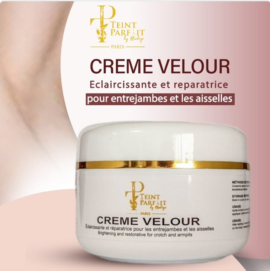 Crème velour eclaircissante pour entrejambes et aisselles