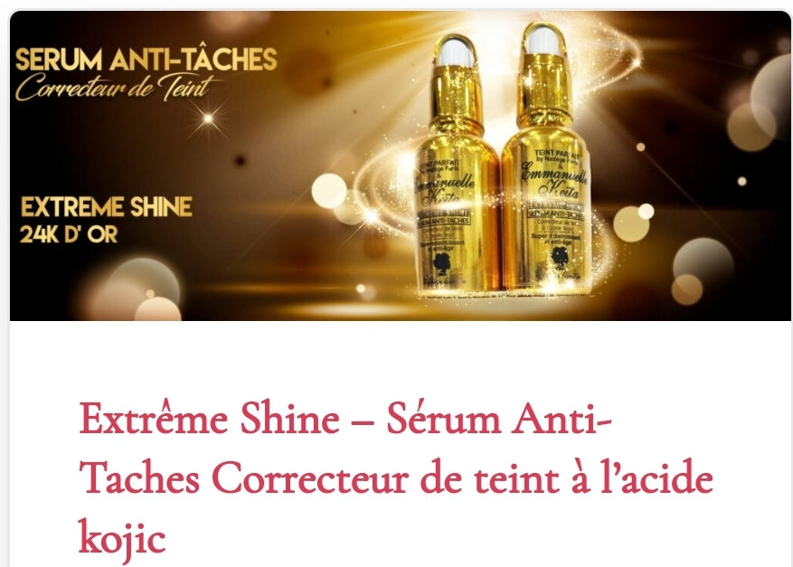 Extreme shine 24k serum