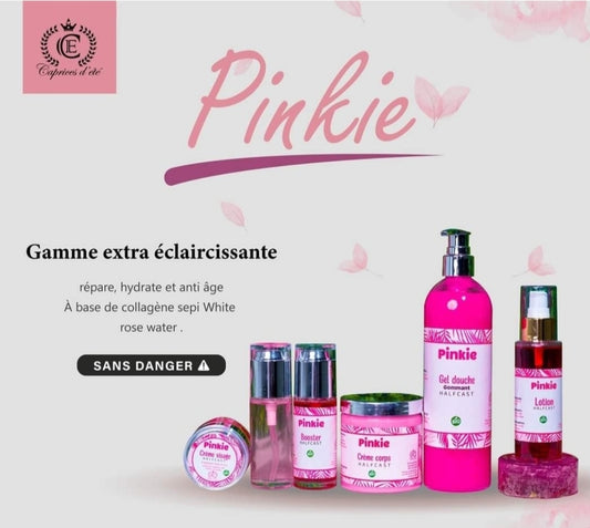 Pinkie set( body soap not shower gel, face cream, face lotion, face toner, body cream, booster, serum