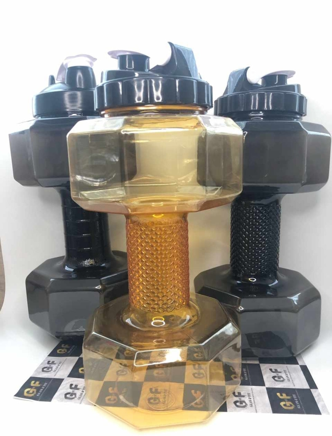 Water bottles dumbells