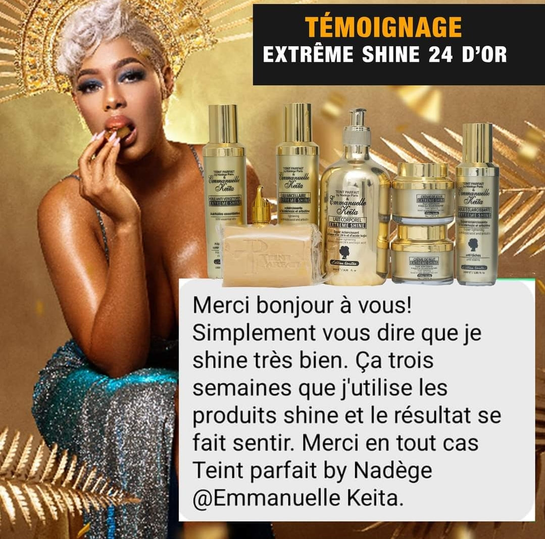 Extreme shine 24k gold set